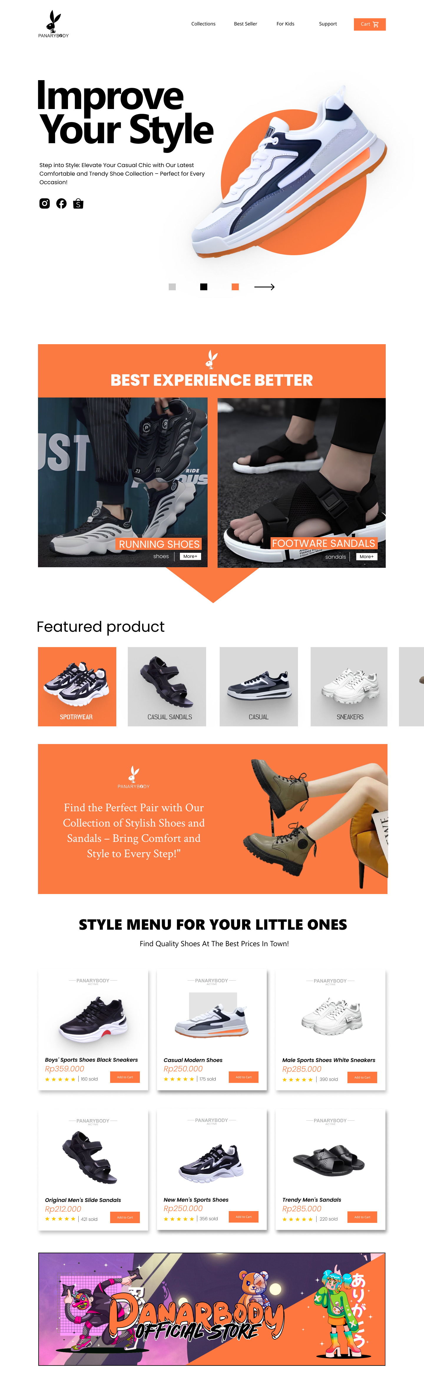 DESAIN WEBSITE LANDING PAGE branding ecommers graphic design landing page website