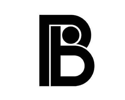 B Logo branding logo