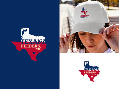 Logo Branding - Texana Feeders Ltd art brand design branding cattle feeding brand concept design illustration logo logo branding minimalist texana feeders udarts usa vector
