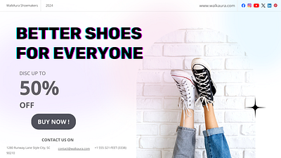 WalkAura Shoemakers : StepUp Sale Pop-Up Overlay 3d branding dailyui dailyui100 ecommerce fashiondeals graphic design popupdesign shoesale ui uidesign uxdesign walkaura