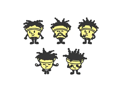 Plants 02 character cute emoji emotion floral illustration logo mascot mental health old school plants pot retro sticker pack sticker set stickers vintage