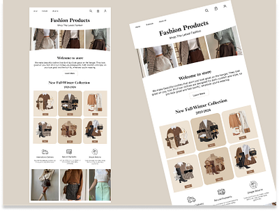 Fashion Website Design