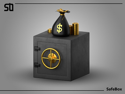 Safebox 3d animation blender safebox branding graphic design logo motion graphics
