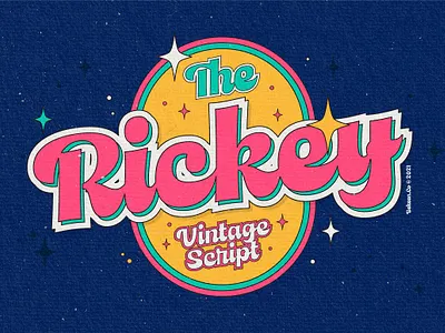 Vintage Script Font bold bold script font chunky classic display font headline label movie poster retro retro font retro logo font sticker strong typeface vintage vintage poster vintage script font