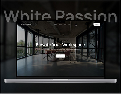 White Passion - Real estate landing page design branding case study clean corporate graphic design landing page minimal modern product product design prototype real estate ui user interface ux website