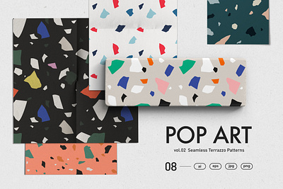 Pop Art Terrazzo Patterns