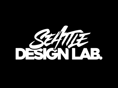 Seattle Design Lab calligraphy design font lettering logo logotype typography vector