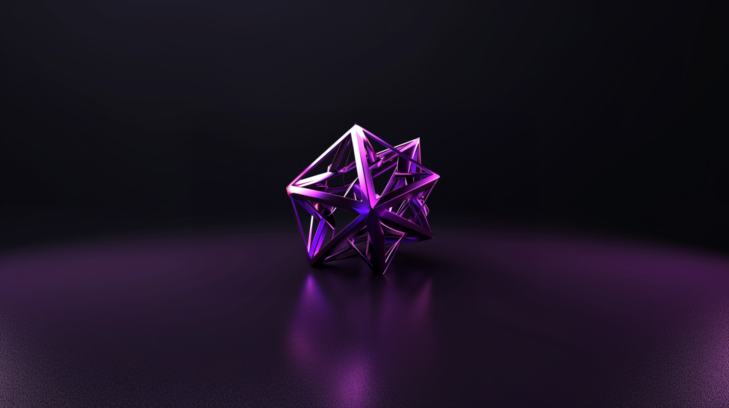 Axiomatic Geometry 3d artwork concept midjourney symbol tesseract