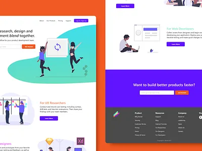 Blend Web Design branding logo design ui web design
