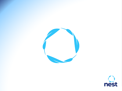 Nest logo branding graphic design logo