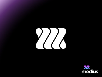Medius logo branding graphic design logo