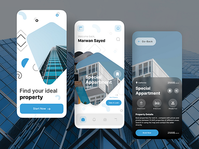 Real Estate Mobile App Concept design good ui mobile design real estate real estate mobile app ui ui ui mobile apps ui ux real estate uiux ux