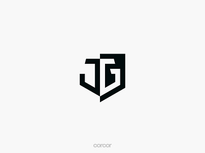 JG Monogram - Security Logo badge defence geometric logo jg jg logo logo logo design logo designer monogram monogram logo safety security security company security logo