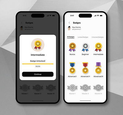 Daily UI Design Challenge | Day 84 | Badge accessibility autolayout badge branding challenge084 colortheory contrast dailyui design graphic design illustration logo mobileview responsive typography ui usercentric ux won