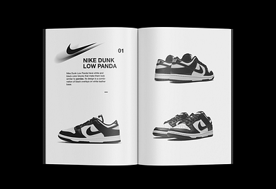 Nike Dunk Low Catalog brand brand identity branding catalog catalogue creative logo design dunk footwear graphic design illustration logo low magazine nike product design shoes ui ux web