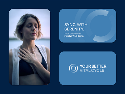 Your Better Vital Cycle - Designed by Ascendo™ Team abstractlogo bold logo brand identity branding brandmark calming design clean design design entrepreneurship graphic design logo logo inspiration mental helath minimal logo serenity silicon valley startup startup logo sync well being
