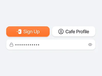 Button & Input Field button components design system input field ui ui kit uiux web design