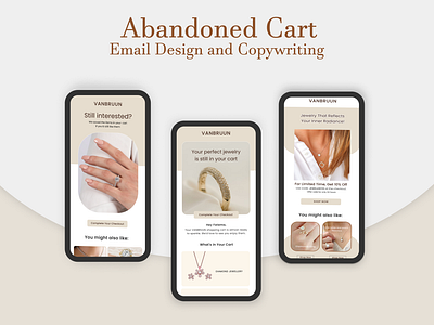 Jewelry Abandoned Cart Email Design abandoned cart ecommerce email email marketing emaildesign innovix jewelry newsletter ring