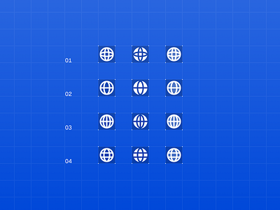Globe Icons - Day #21 - DaretoShare24 daretoshare daretoshare24 design globe icon icon design iconography ui