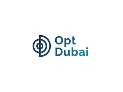 Opt Dubai animation branding design intro logo logoanimation motion graphics outro