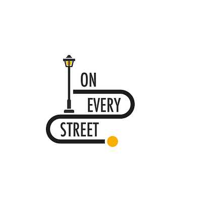 On Every Street Concept Logo (Animated) after effects animation branding flat design icon design illustration illustrator logo logo animation motion design