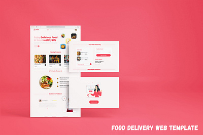 Food Delivery System Web Design ui user experience user interface ux web web design