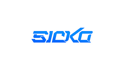SICKO Wordmark blue branding clean cyber esports future futuristic gamer gaming lettermark logo minimal sci fi technology wordmark