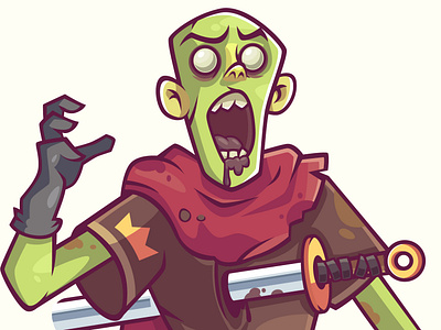 Zombie design graphic design illustration vector