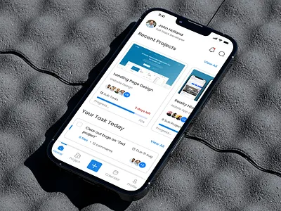 Project Management App app project management app task management app ui
