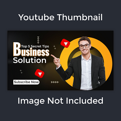 Professional Business Youtube Thumbnail design abstract banner branding cover design graphic design illustration minimal modern thumbnail thumbnails trend ui vector video youtube youtubebanner youtubethumbnails