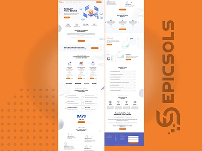 landing page proxy service 3d animation appdesign branding epicsols figma figmadesign graphic design homepagedesign labeldesign landingpagedesign logo mockup mockupdesign ui uidesign uiuxdesign ux uxdesign webdesign