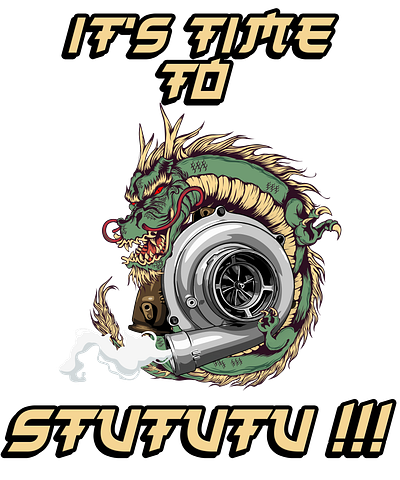 It'S Time to Stutut T-Shirt design project branding jdm logo tshirt tshirtdesign