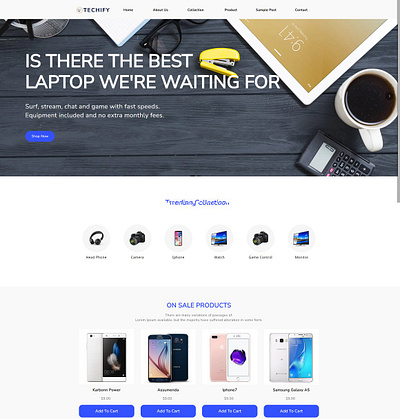 Techify Pagefly Shopify Template shopify template shopify theme shopify theme store technology