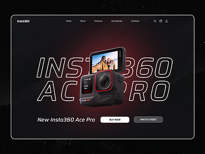 Insta360 Ace Pro branding graphic design ui