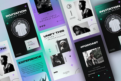 AESTHETIC - Instagram Templates aesthetic aesthetic instagram templates branding feed instagram instagram instagram post instagram stories instagram template mockup posts social media social media template stories story template