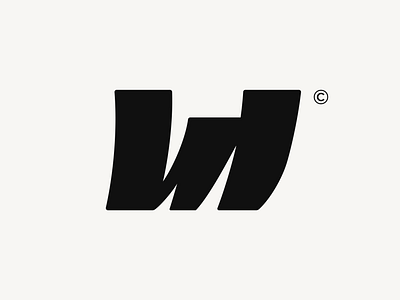 Logo for productivity app curve emblem letter letter w lettermark logo minimalist moderism type type design w wrap