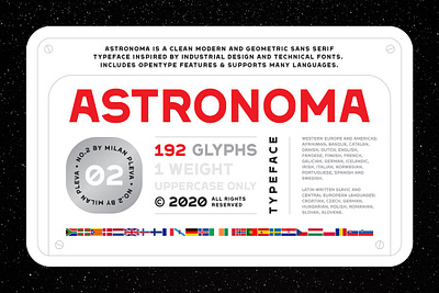 Astronoma - Typeface stylish
