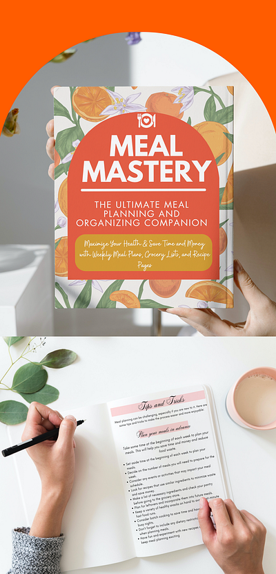 Meal Mastery Book Cover Design adobe app app design book book cover book cover design branding design designer figma graphic design illustration ui ui design uiux uiux design user experience user experience design web design web designer