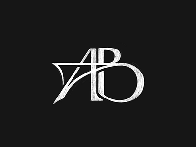 AB monogram logo sketch ab ba cursive elegant emblem lettermark logo minimalist monogram procreate type type design wordmark