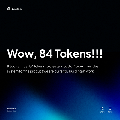 Tokens Tokens Tokens design design system ui ui design ux ux design