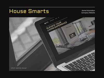 House Automation Company website | UI/UX automation branding contrast design figma house automation renovation technology ui uiux website