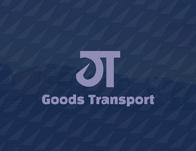 Goods Transport- Logo design brandidentity branding graphic design logo transport