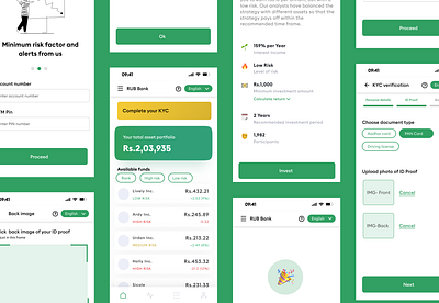 Designing an Online Investment App for a Bank ui uidesign