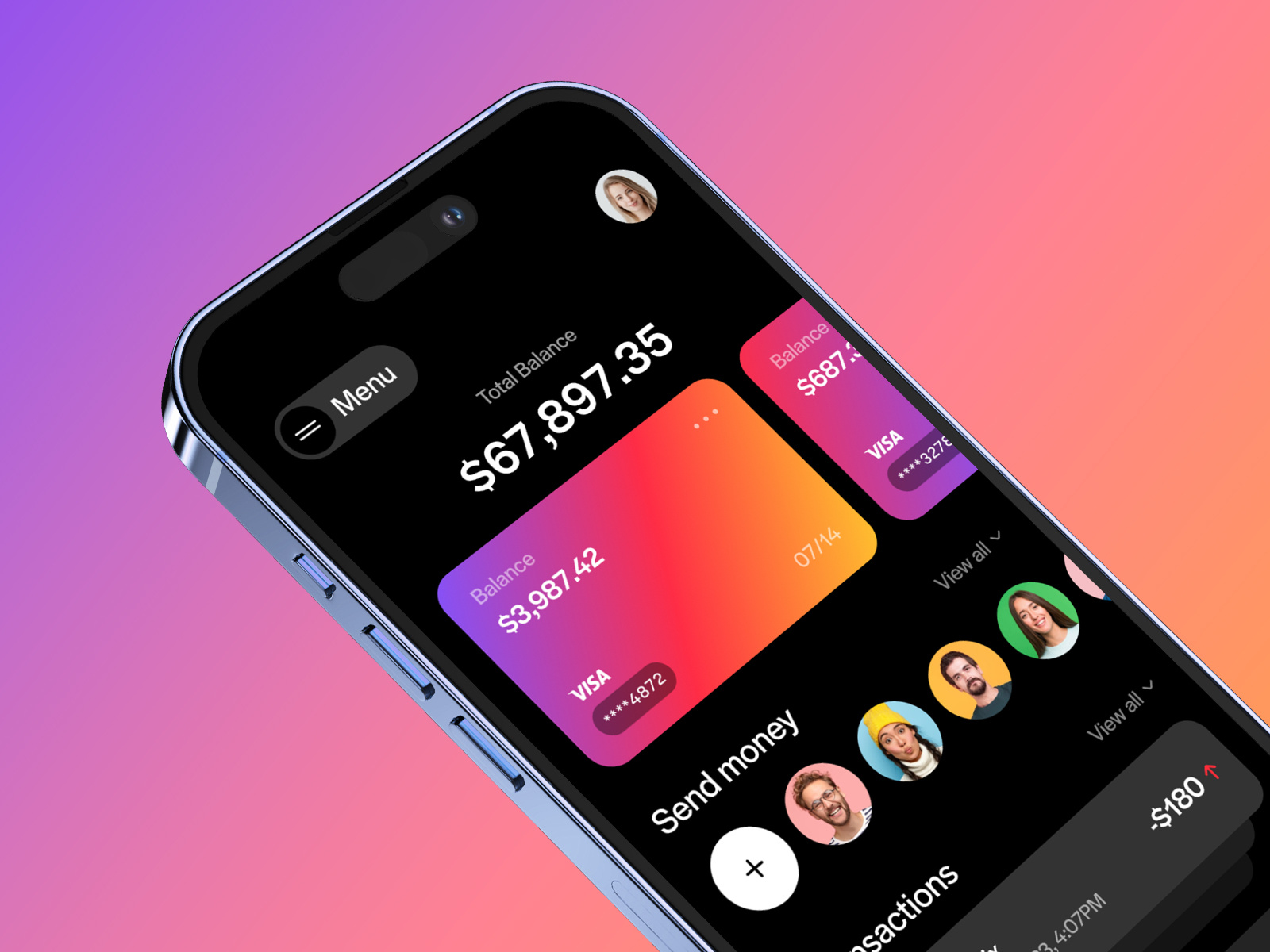 mobile-app-ui-design-payment-app-by-ayub-shaikh-on-dribbble