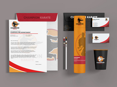 Karate Brand Identity- Champion Karate! academy advertisingagency championlogo club customlogo digitalagency fighting freelancing illustrator innovatixhub karate karatelogo karateschool logo logocreator logodesigns logoshop martialarts passion strength