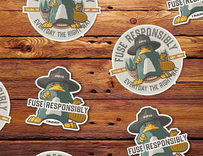 Piper The Platypus. art design graphic design illustration platypus stickers tshirts vector