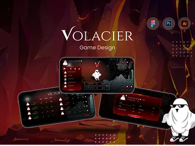 Volacier Game Design app design figma game graphic design ui ux