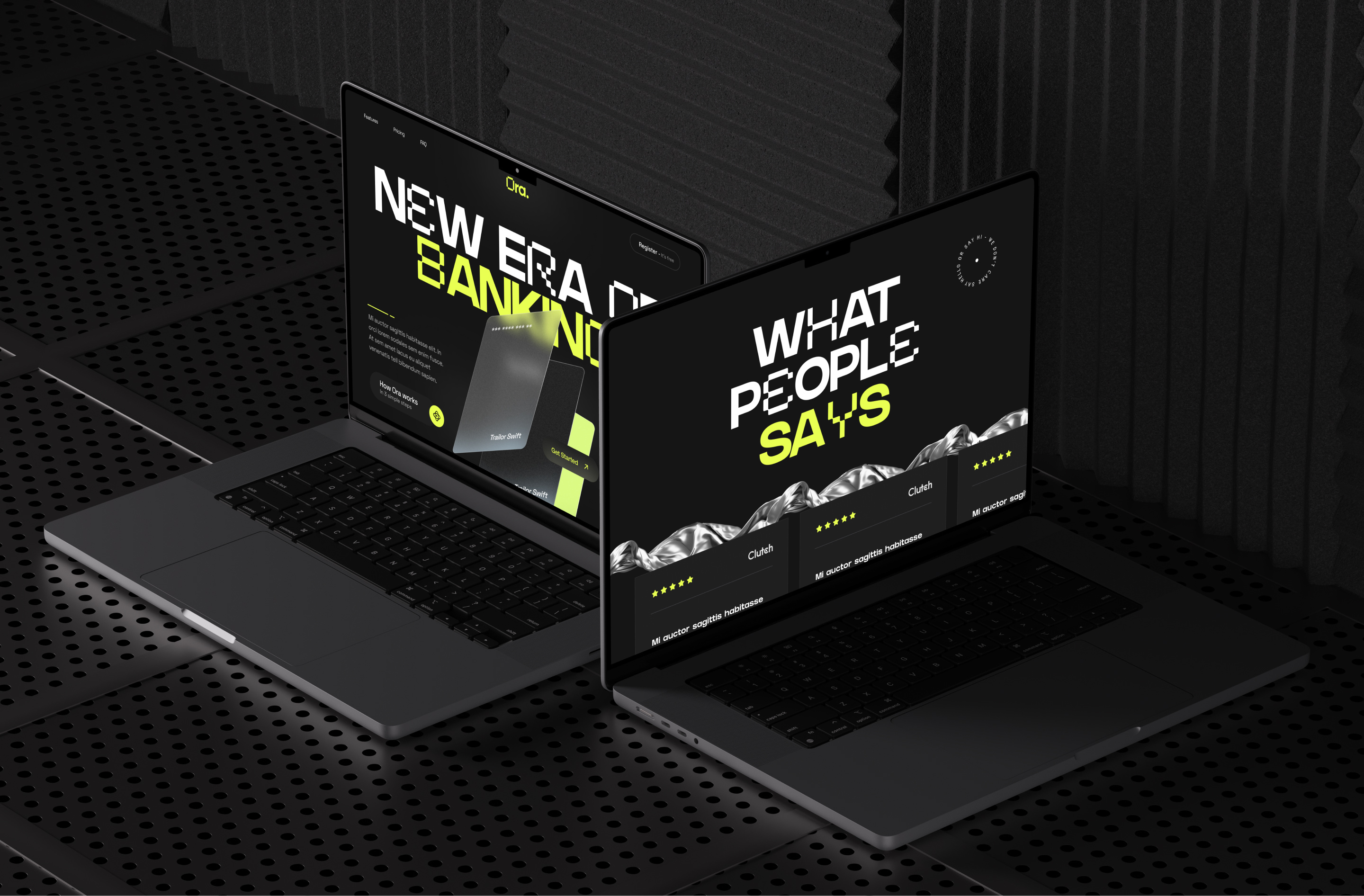 Ora - Fintech SAAS Website banking credit card finance website fintech fintech saas saas saas landing design saas ui saas website web design