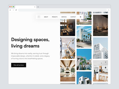 Architecture Website - Arhitektura Plus architecture figma hero ui uiux uiuxdesign webdesign