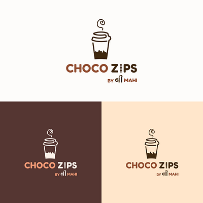 Logo Branding With Choco Zips branding figma logo design visual desing